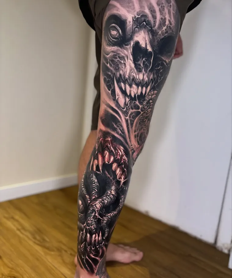 Tatuagem de Ben-Hur Leite